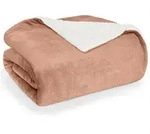 Wohndecke Sherpa-Fleecedecke, Oeko-TEX Zertifiziert, Blumtal, hochwertig, weich,