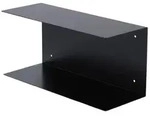 jankurtz Wandregal Fleur aus Metall Schwarz, 50 cm