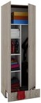 VCM Mehrzweckschrank Holz Besenschrank Staubsauger Putzschrank Vandol S (1-St)