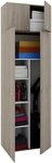 VCM Mehrzweckschrank Holz Besenschrank Staubsauger Putzschrank Vandol (1-St)