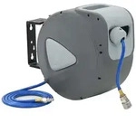 vidaXL Schlauchbox Automatischer Druckluft-Schlauchaufroller 1/4" 20 m, (1-tlg) grau