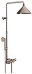 hansgrohe Brausegarnitur Axor Showers Showerpipe, 240 2jet mit Thermostat und