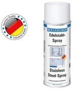 WEICON Metallglanzfarbe Edelstahl-Spray, witterungsbest&auml;ndige