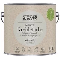 SCH&Ouml;NER WOHNEN FARBE Wandfarbe Sch&ouml;ner Wohnen Naturell Kreidefarbe 2,5 Ltr.