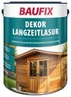 Baufix Holzschutzlasur Langzeitlasur seidengl&auml;nzend, 5 Liter f&uuml;r ca. 50m&sup2;,