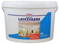 Wilckens Farben Latexfarbe 5 Liter wei&szlig;e Farbe Latex Matt