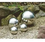 Spetebo Dekokugel Edelstahl Deko Kugel gl&auml;nzend - 30 cm (St&uuml;ck, 1 St., Metall...