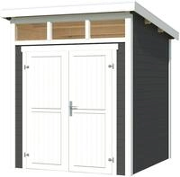 LASITA MAJA Gartenhaus Kibo 1, BxT: 200x200 cm, Blockbohlenhaus 28mm