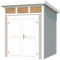 LASITA MAJA Gartenhaus Kibo 1, BxT: 200x200 cm, Blockbohlenhaus 28mm