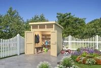 LASITA MAJA Gartenhaus Kibo 1, BxT: 200x200 cm, Blockbohlenhaus 28mm