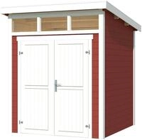 LASITA MAJA Gartenhaus Kibo 1, BxT: 200x200 cm, Blockbohlenhaus 28mm