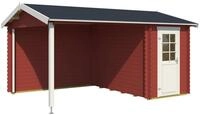 LASITA MAJA Gartenhaus Wibo, BxT: 465x338 cm, (Set), mit Anbau
