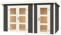 LASITA MAJA Gartenhaus Zambezi XL, BxT: 240x260 cm, (Set), Blochbohlenhaus 28mm