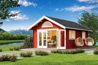 LASITA MAJA Gartenhaus CAROLINE, BxT: 675x490 cm, (Set, inkl. Fu&szlig;bodenbretter zum