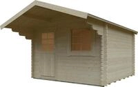 Kiehn-Holz Gartenhaus Burgersberg, BxT: 340x443 cm, aus naturbelassenem...