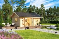 LASITA MAJA Gartenhaus CAROLINE, BxT: 675x490 cm, (Set, inkl. Fu&szlig;bodenbretter zum