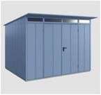 H&ouml;rmann Ecostar Ger&auml;tehaus Elegant mit Pultdach (313 x 283 cm), Metall