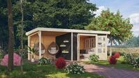 Karibu Gartenhaus Karibu Gartenhaus Kerko, 19 mm, 558 x 331 cm, Typ 6,...