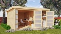 Karibu Gartenhaus Karibu Gartenhaus M&uuml;hlentrup, 19 mm, 428 x 352 cm, Typ 3,...