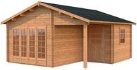 Palmako Gartenhaus Irene, BxT: 564x598 cm, 21,9+5,2 qm