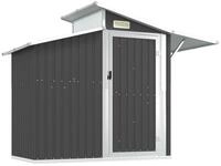 vidaXL Ger&auml;tehaus, Ger&auml;teschuppen Anthrazit 270x130x208,5 cm Verzinkter Stahl