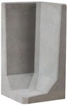 Diephaus Mauerstein L-STEIN- ECKE GRAU 100/50/50/7 CM