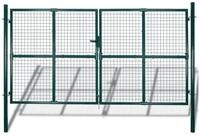 vidaXL Gartentor Gartengitter f&uuml;r Tor Zaun T&uuml;r und Wand 300 x 200 cm