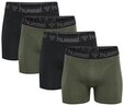 hummel Boxershorts Boxershorts 4er-Pack elastischer Bund Jersey-Stoff (4-St)
