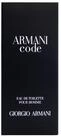 Giorgio Armani Eau de Toilette Armani Code Pour Homme, Glasflakon, Parf&uuml;m EDT,
