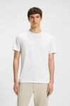 T-Shirt BOSS ORANGE "Tegood Regular Fit", Herren, Gr. L, wei&szlig; (100_wei&szlig;), Single