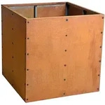 ESTEXO Hochbeet Pflanzbeet Edelrost 80x80x80 cm Pflanzkasten Blumenkasten Blumenbee