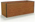 GFP Hochbeet CHRISTINA 195x99x77cm, Aluminium braun 195 cm x 77 cm x 99 cm