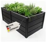 NYVI Hochbeet Hochbeet NYVIGreen 158x82x61cm 672 Liter - Blumenbeet aus...