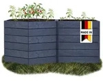 GARANTIA Hochbeet ERGO VARIO 3 Hochbeet Stone, inkl. FLORA Wassersparsystem
