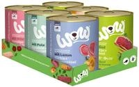 Wow Dog Adult Multipack 6 x 800 g, Nassfutter f&uuml;r: Hund