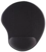 Hama Mauspad Mauspad, ergonomisches Mauspad, Schwarz