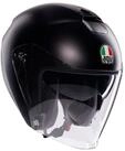 AGV Motorradhelm AGV Irides Jethelm mono matt-schwarz (1er Set)