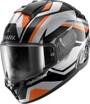 SHARK HELMETS Motorradhelm SHARK Ridill 2 Apex grau orange schwarz