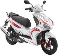 Luxxon Motorroller F18, 50 ccm, 45 km/h, Euro 5, (abschlie&szlig;bares Staufach), 2