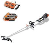 FUXTEC Akku-Motorsense FX-E2MSSET, 35 cm Arbeitsbreite Messer, 2x20V, inkl. Akku &