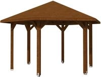 Skanholz Holzpavillon Nancy 3, Leimholz, 393 x 340 cm