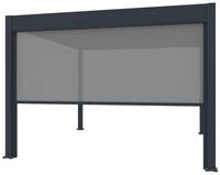 Weide Pavillonseitenteil Sonnenrollo 4 Ma&szlig;e Graphitgrau F&uuml;r Weide Deluxe...