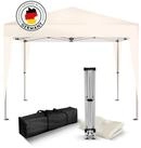 Kronenburg Partyzelt Faltpavillon 2x2 m wasserdicht - Partyzelt stabil, UV-Schutz