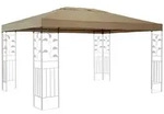 Quick Star Pavillon-Ersatzdach Rank, 260 g/m2, 300 x 400 cm (Beige, 3 x 4 m),...