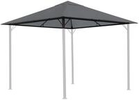 Quick Star Pavillon-Ersatzdach Nizza, 180 g/m&sup2;, 297 x 297 cm (Grau, 3 x 3 m),...