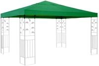 Quick Star Pavillon-Ersatzdach Rank, 260 g/m&sup2;, 300 x 300 cm (Gr&uuml;n, 3 x 3 m),...