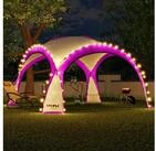 Swing&Harmonie Faltpavillon LED Event Pavillon 3,6 x 3,6m DomeShelter Garten...