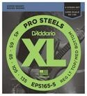Daddario Saiten, (5er Bass XL Pro Steels 45-135 45-65-85-105-135 EPS165-5), 5er Bass
