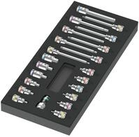Wera Steckschl&uuml;ssel (22 St), Werkzeugmodul 1/3 Zyklop 3/8" Bitnuss Set 1