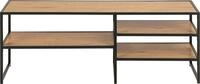 ACTONA GROUP TV-Schrank Metallgestell im Industrie-Look, 3 Einlegeb&ouml;den, Breite 120